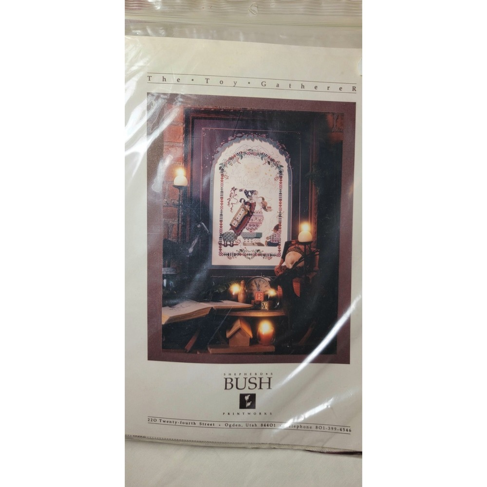 Shepherd's Bush The Toy Gatherer Cross Stitch Kit Complete New Embellishments